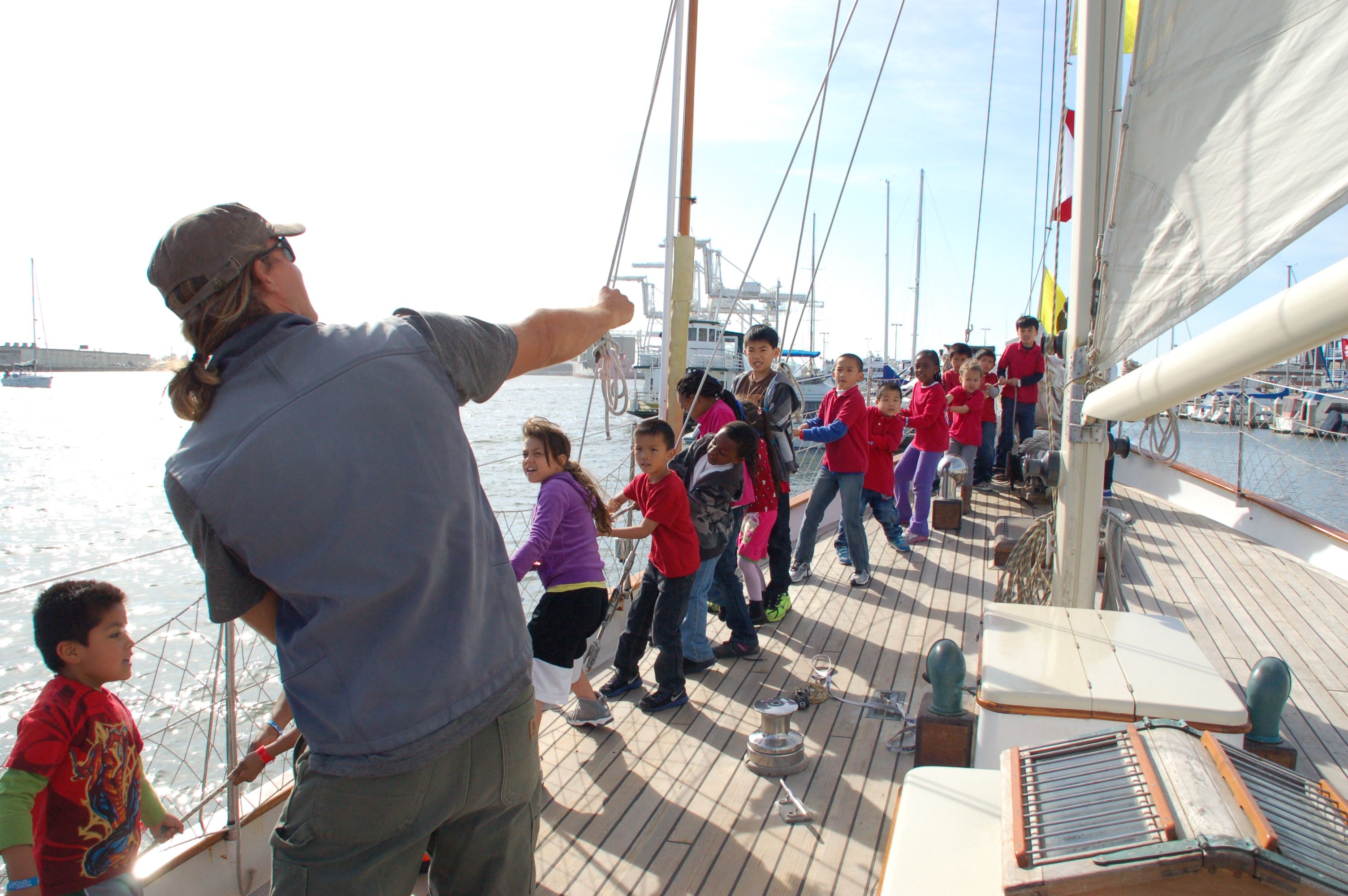 Kids on Boats