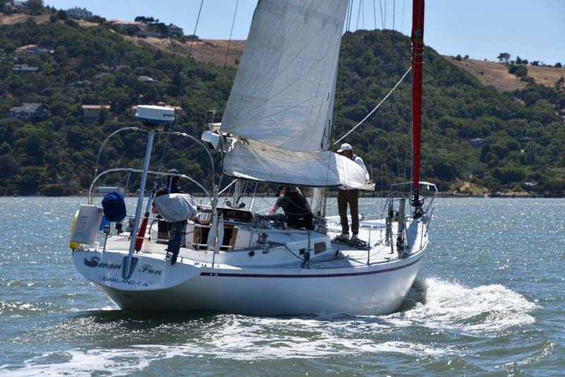 Swan Fun was out for a casual cruise during this year’s Summer Sailstice. © 2022 Latitude 38 Media LLC / John