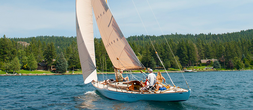 Sailing Flathead Lake