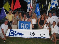 Cortez, FL - The Cortez Yacht Club 'weathers' a windy Summer Sailstice.