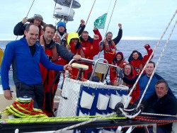 Clipper Race Boat Finland writes from the North Atlantic