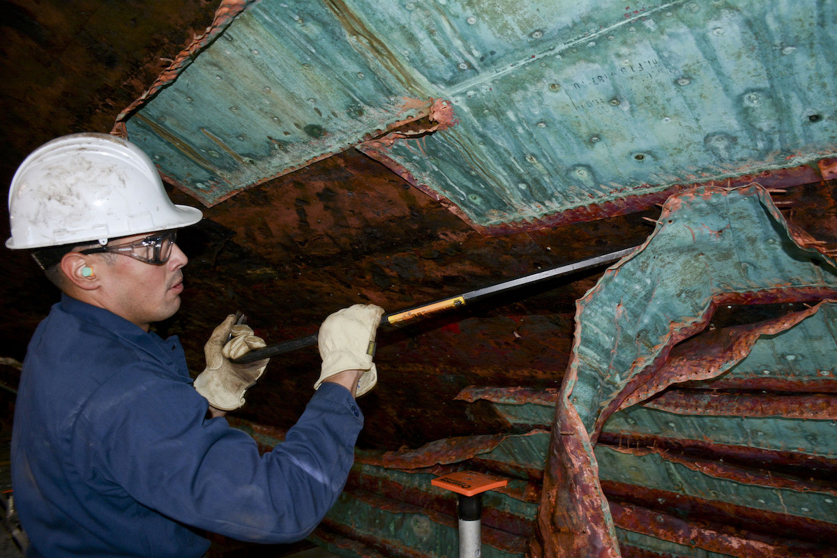 USS Constitution restoration 