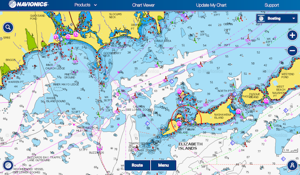 Navionics Buzzards Bay, MA