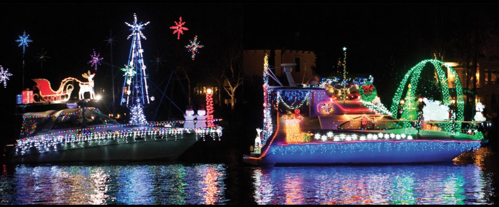 Peninsular Yacht Club Lighted Boat Parade flyer photo