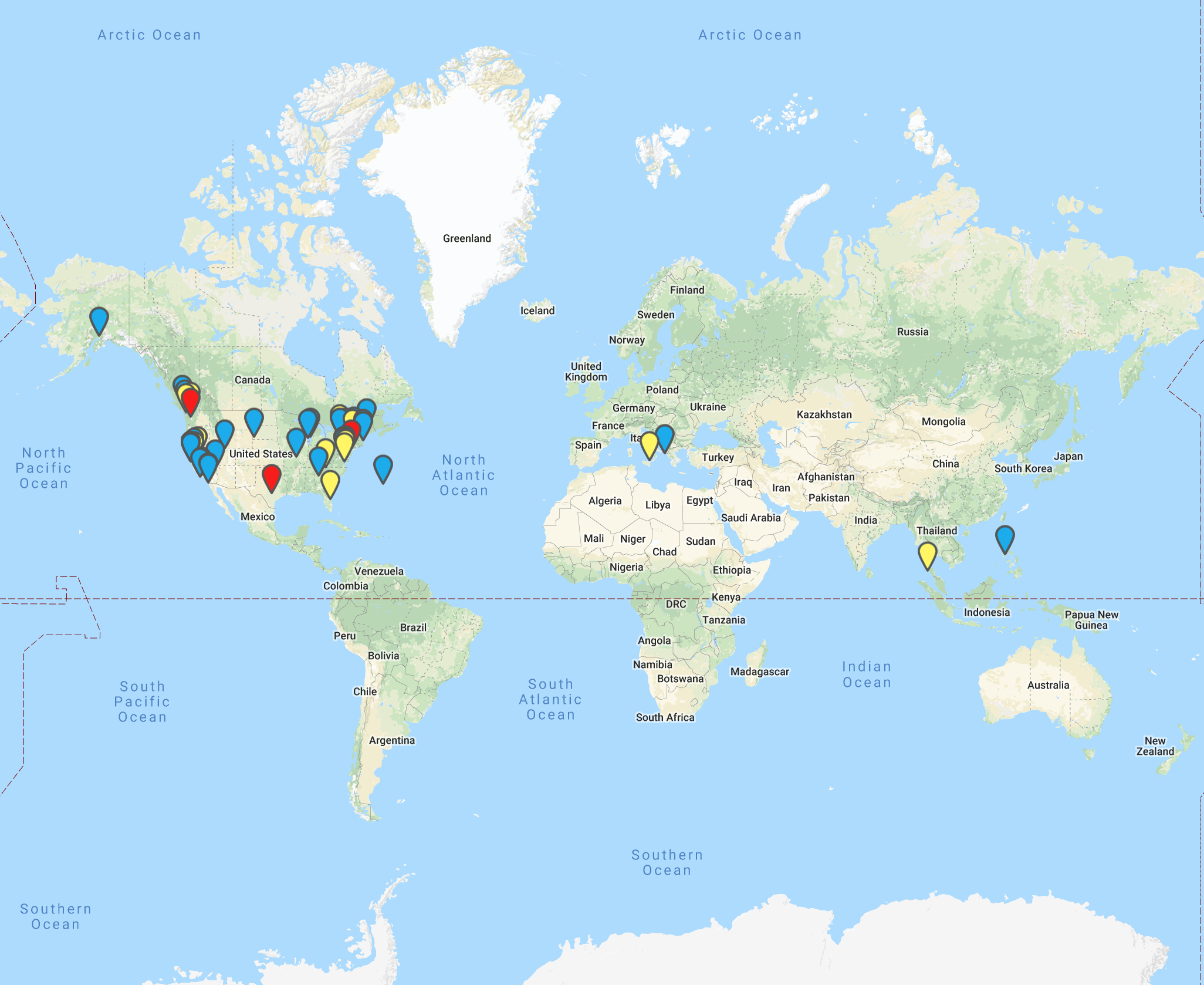 Sailstice Map January 2019