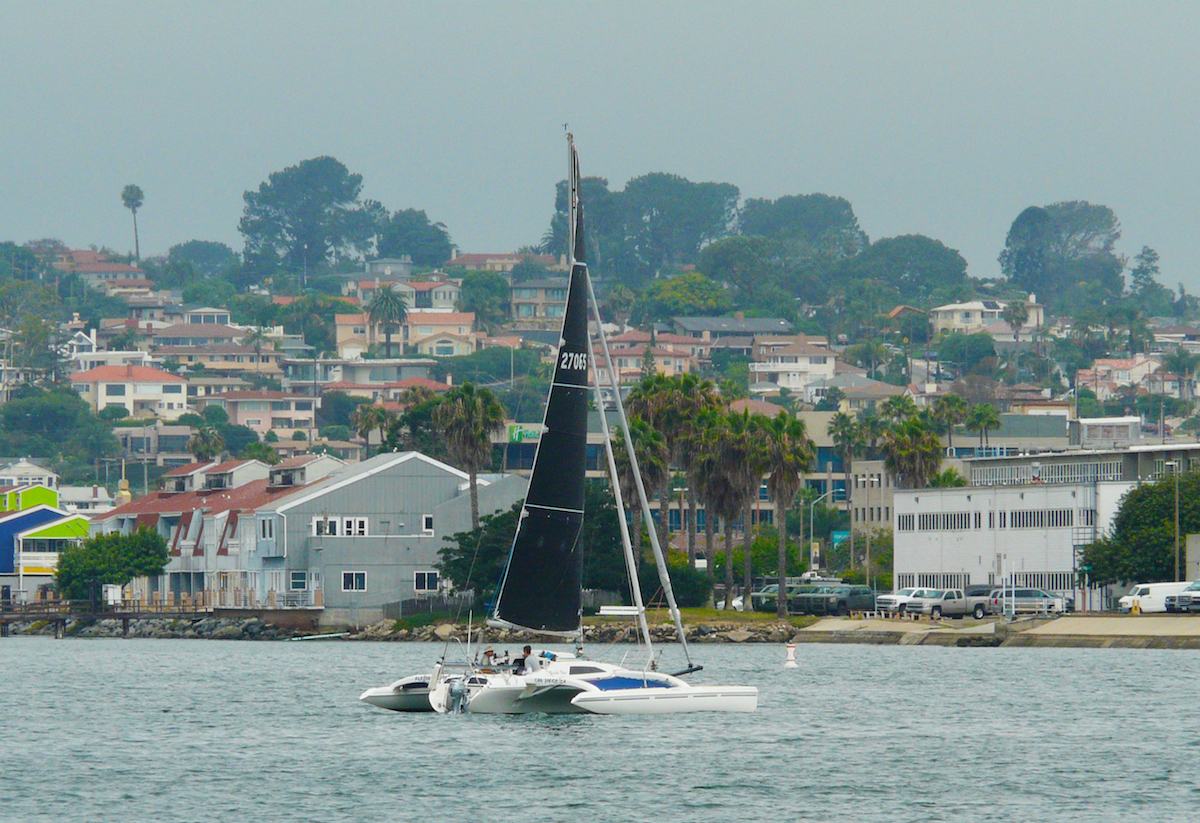 Corsair sailing