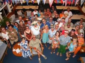  Bay Yacht Club of Corpus Christi, Texas celebrates with potluck dinner!