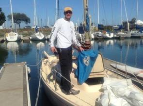 FolkBoat sailing on San Francisco Bay