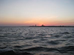 Sailing to Block Island 