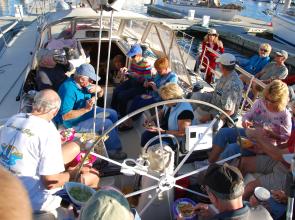 Summer Sailstice 2014  Aboard Sirocco, a 43’ J/130